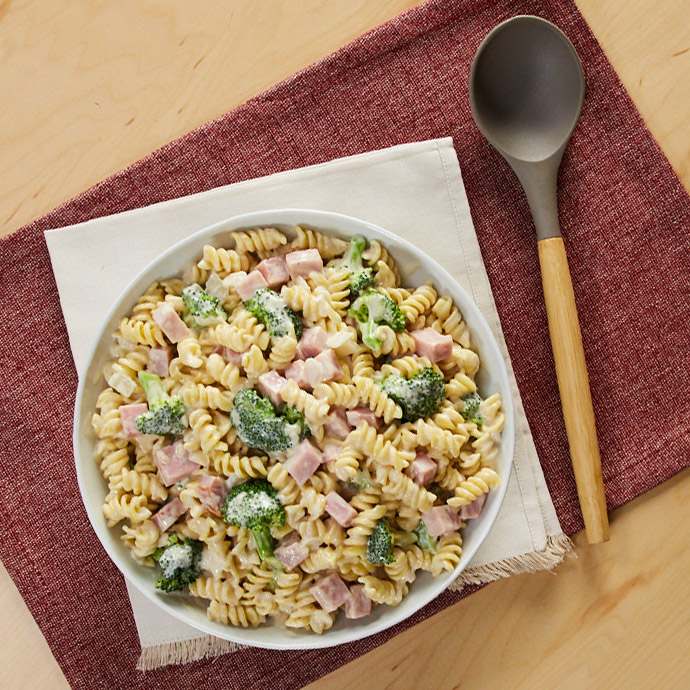 Creamy Ham and Broccoli Rotini