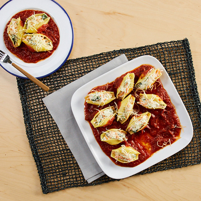 Veggie-Stuffed Pasta Shells