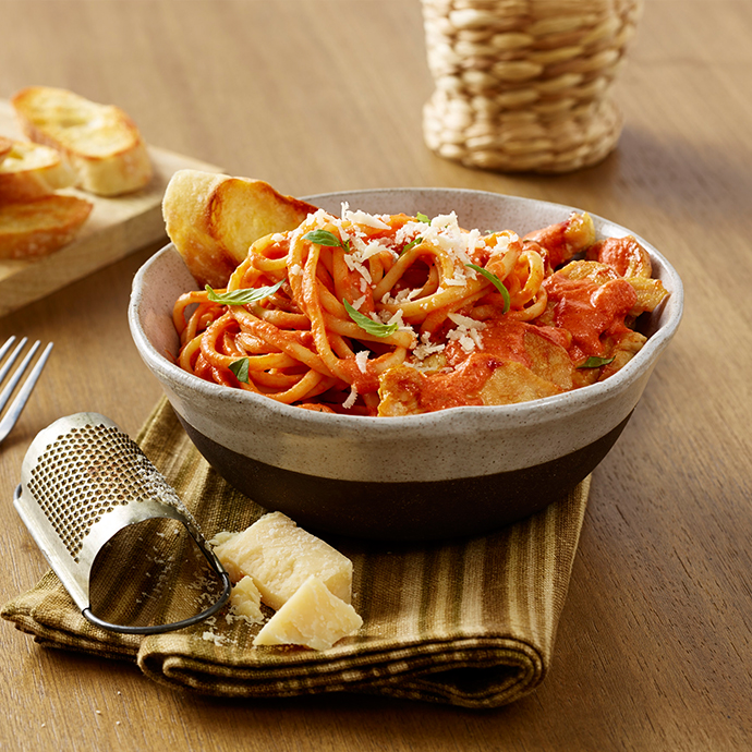 Basil Chicken Linguine